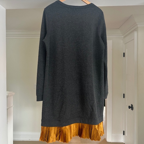 Scotch & Soda dress, dark grey/burnt orange ruffle - size 8-10 (S&S size 3) - Picture 2 of 16